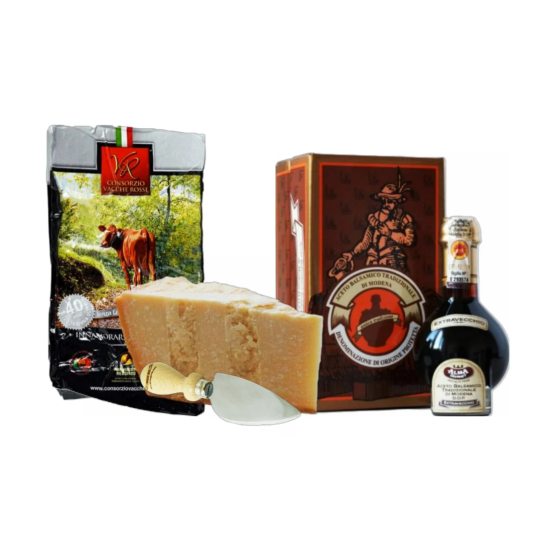 25 Year Balsamic Vinegar & 40 Months Aged Red Cows Parmigiano