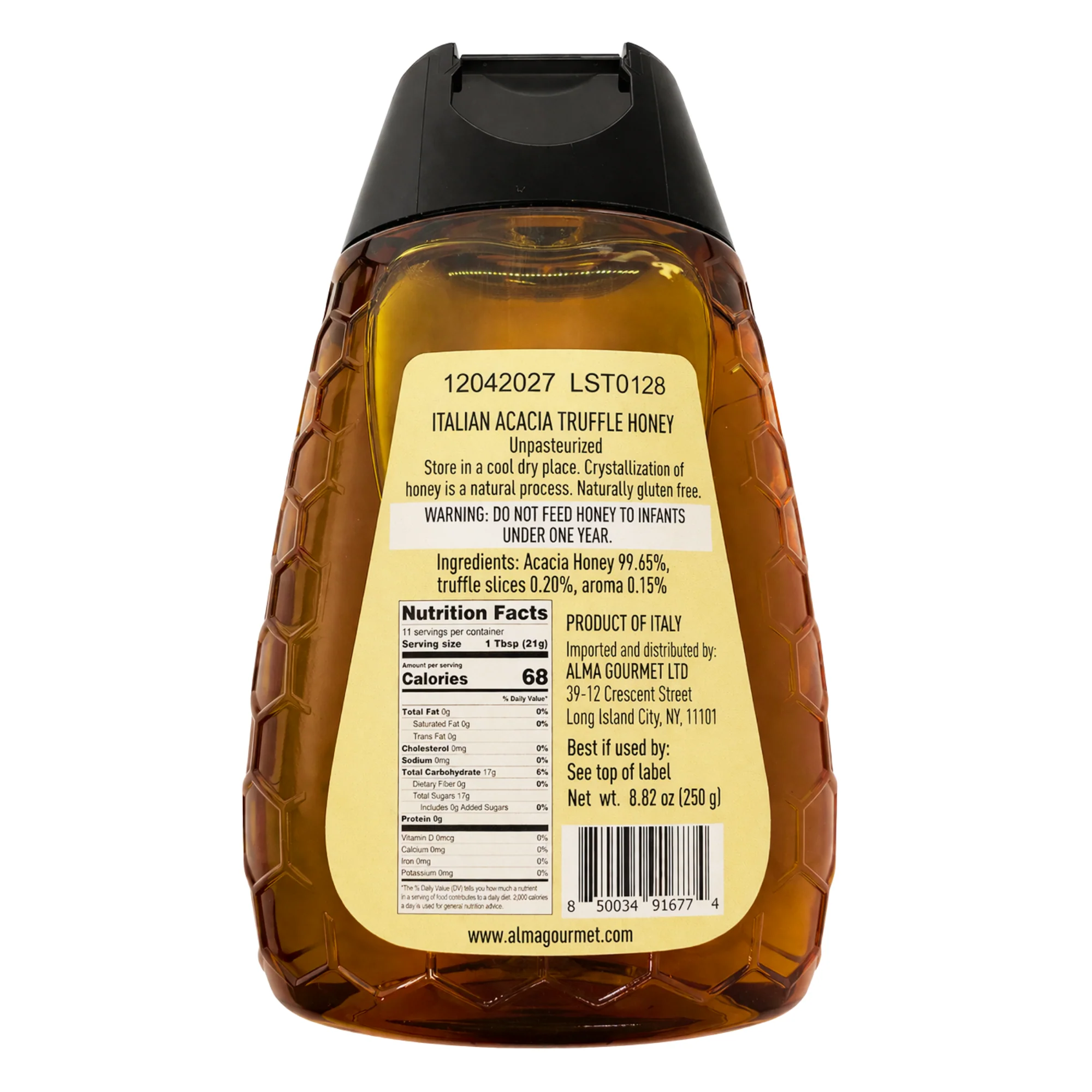 Alma Gourmet Italian Truffle Acacia Honey Squeezer - Image 2
