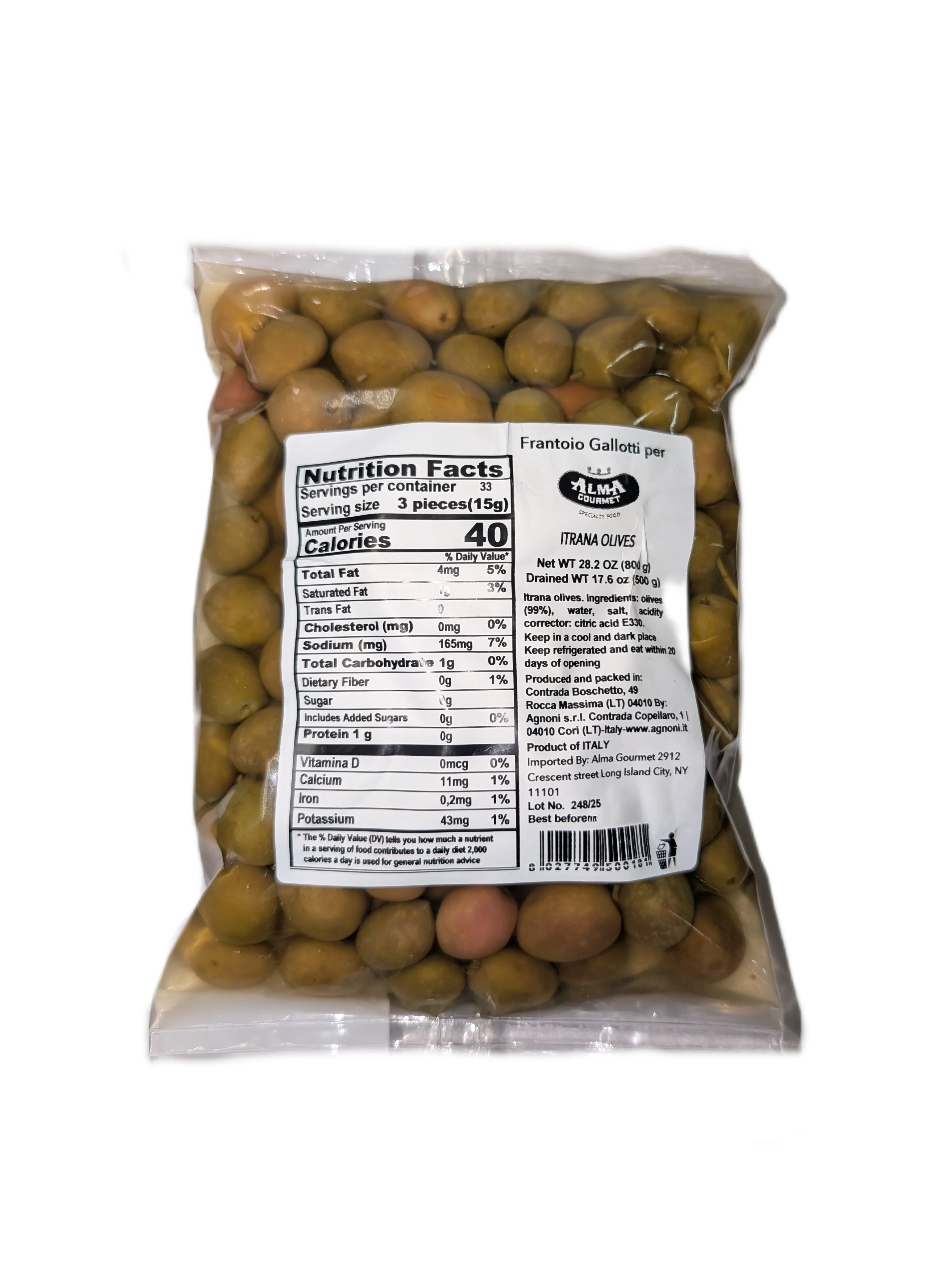 Alma Gourmet - Itrana Olives