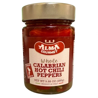 Alma Gourmet Whole Calabrian Hot Chili Peppers In Oil