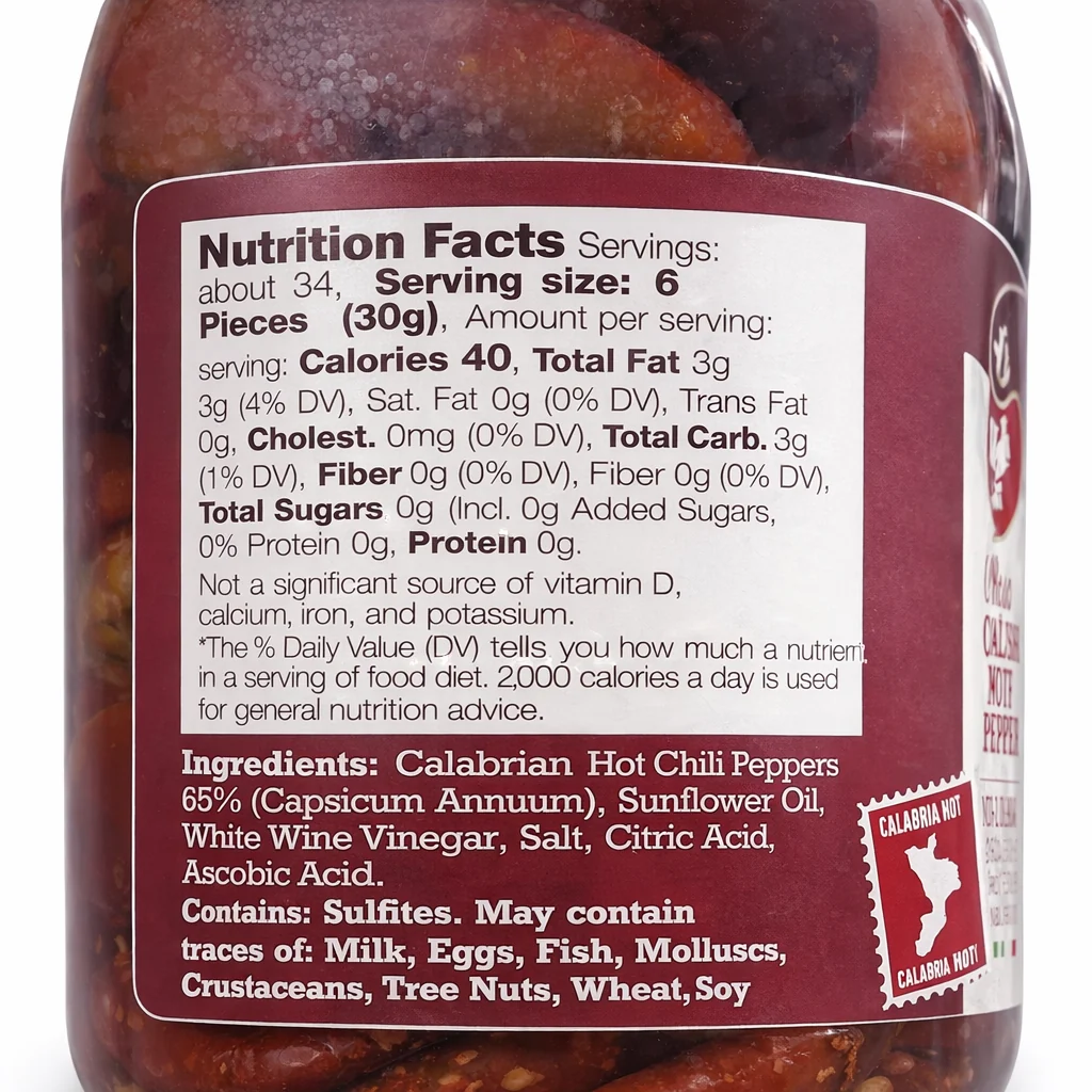 Alma Gourmet Whole Calabrian Hot Chili Peppers In Oil 1kg - Image 7