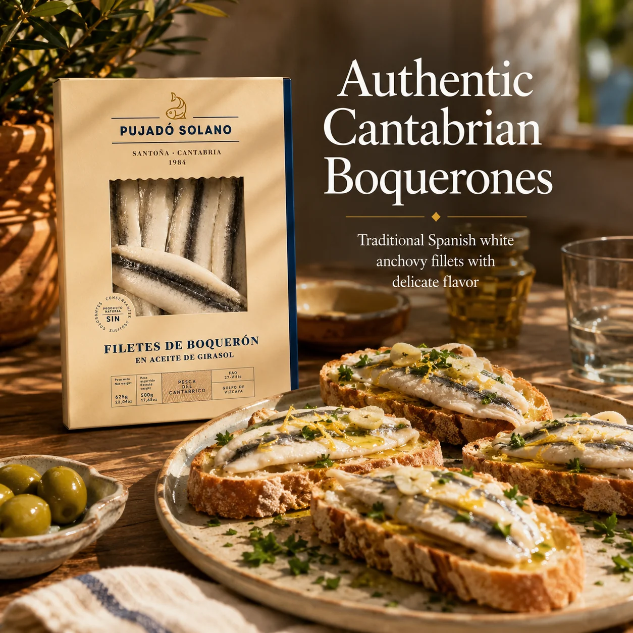 Boquerones White Anchovies Fillet of Cantabria-Spain - Pujado Solano - Image 4