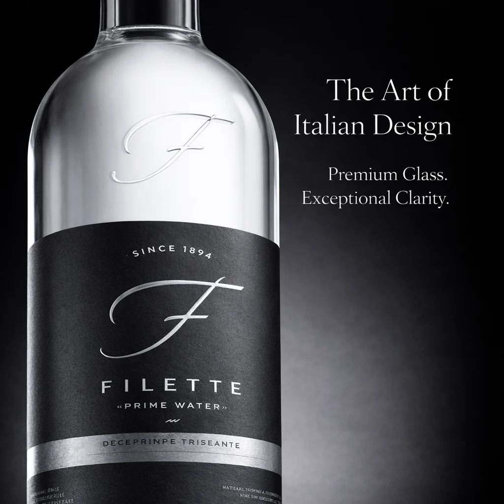 Filette Prime Water in Glass Bottle 25 Fl Oz - Sparkling - Case of 12 - Image 7