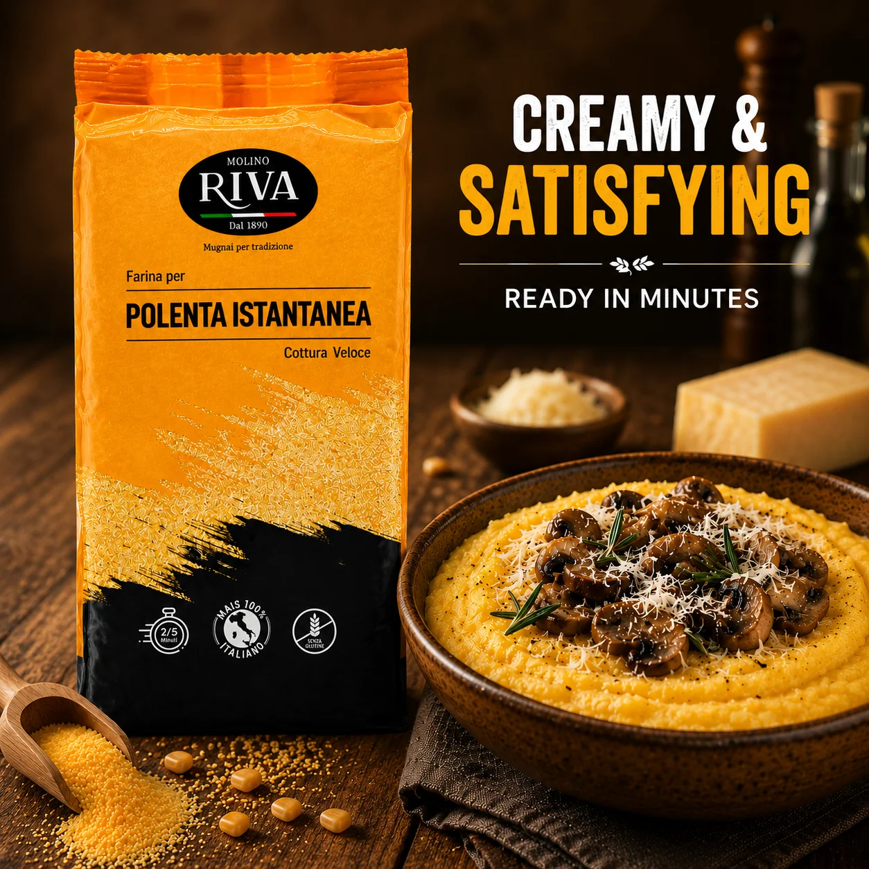 Instant Polenta Molino Riva - Image 6