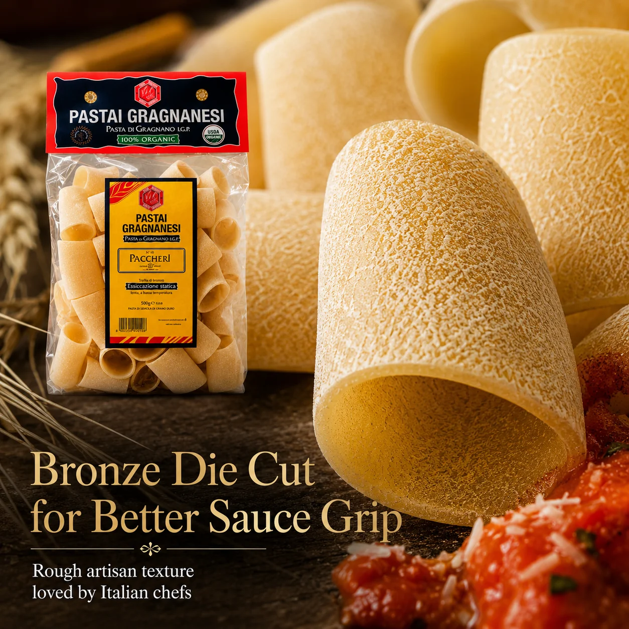 Paccheri Italian Pasta di Gragnano Organic IGP - Image 8