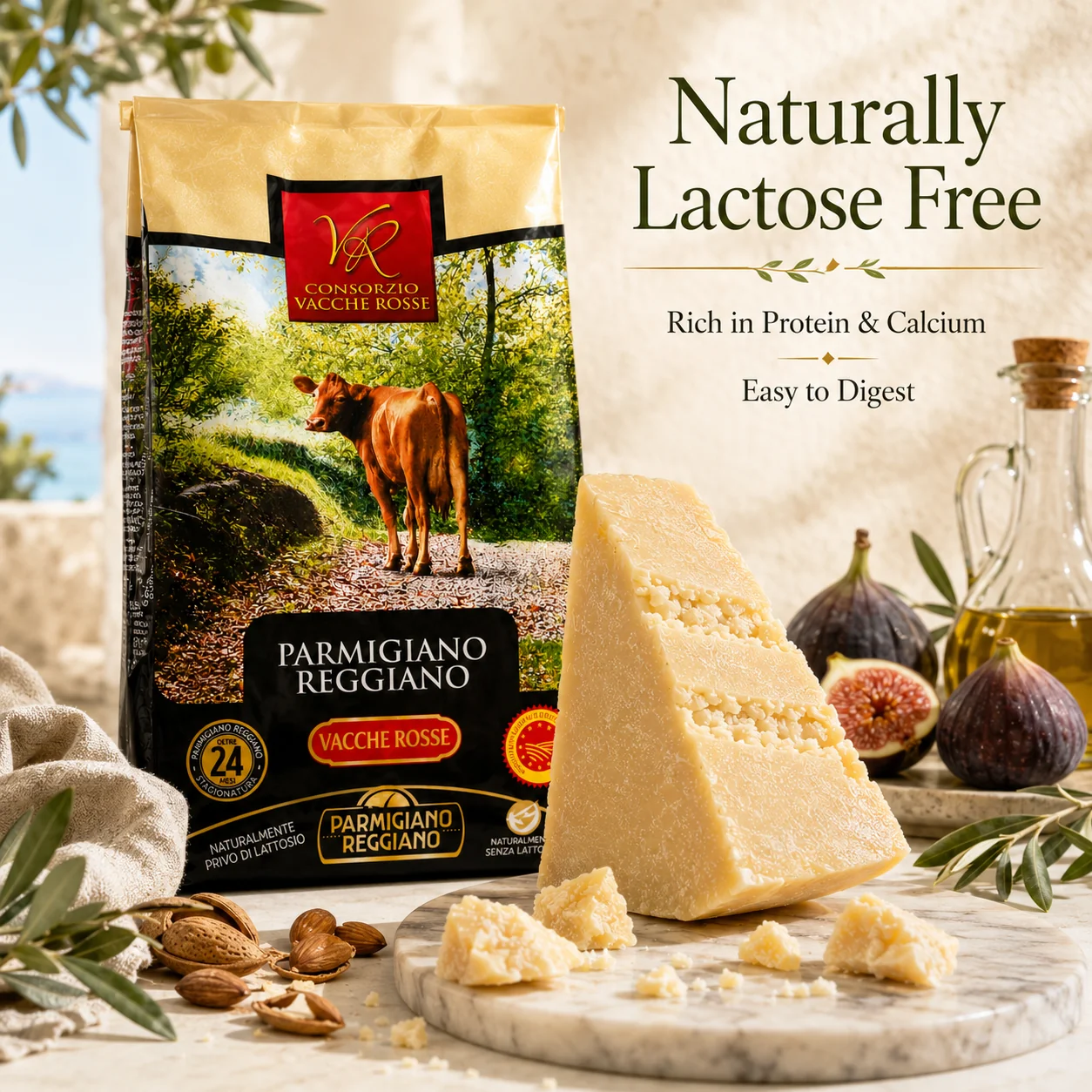 Parmigiano Reggiano di Vacche Rosse (Red Cows) 24 Months Cheese - Image 8
