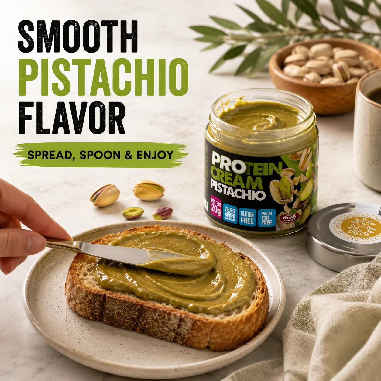 Pistachio Protein Cream Spread - Image 3