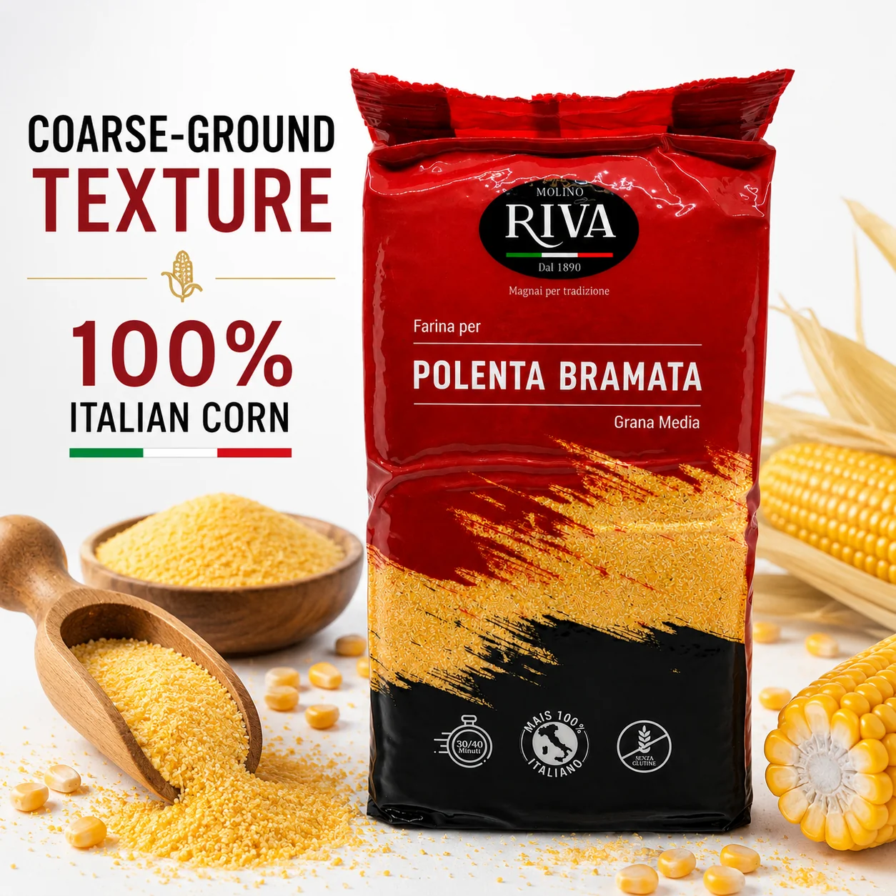 Polenta Bramata Molino Riva - Image 5