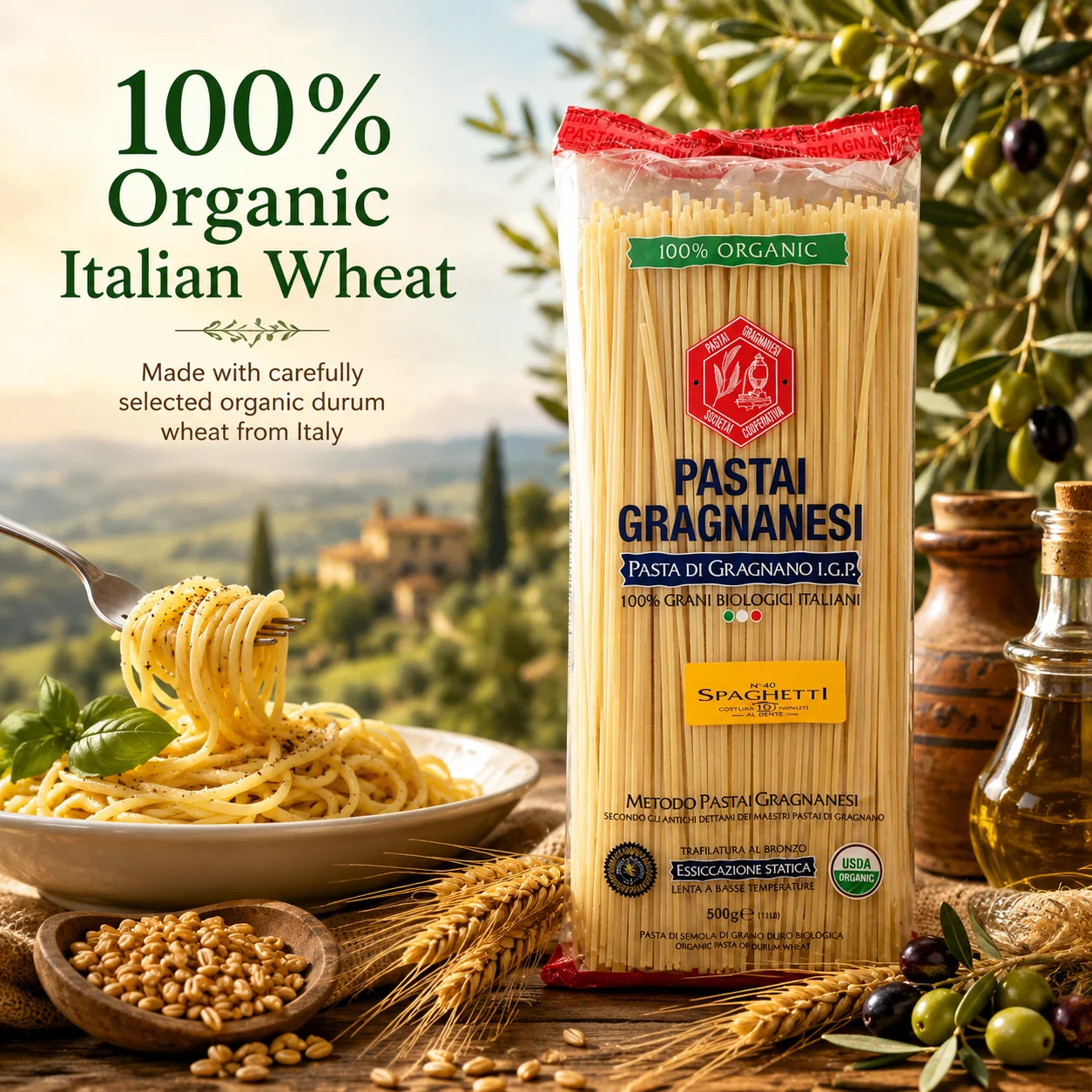 Spaghetti Pastai Gragnanesi - Pasta di Gragnano IGP - Organic Italian Pasta - Image 7