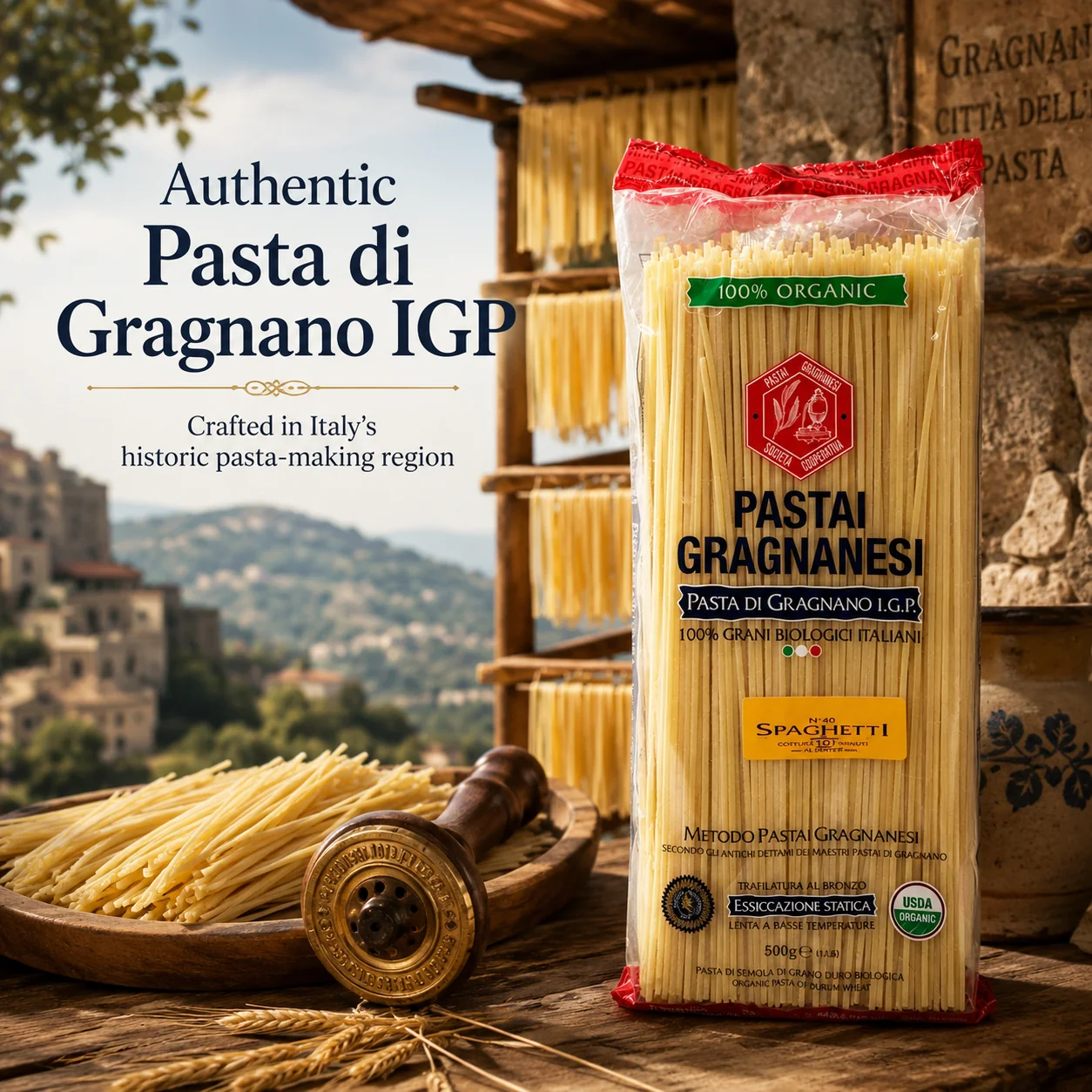 Spaghetti Pastai Gragnanesi - Pasta di Gragnano IGP - Organic Italian Pasta - Image 8