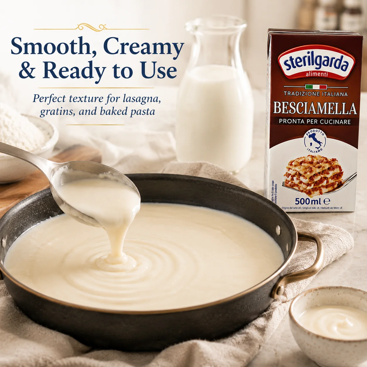 Sterilgarda Besciamella Sauce Ready to Use 500ml - Image 3