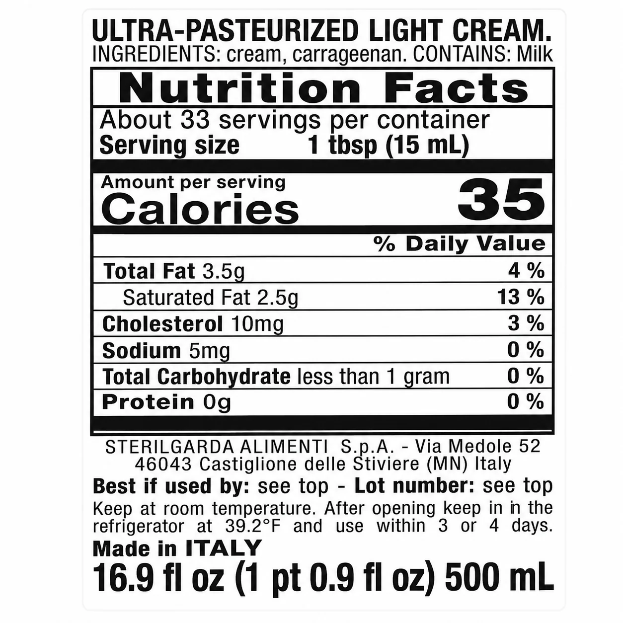 Sterilgarda Italian Cooking Cream 500ml - Image 5