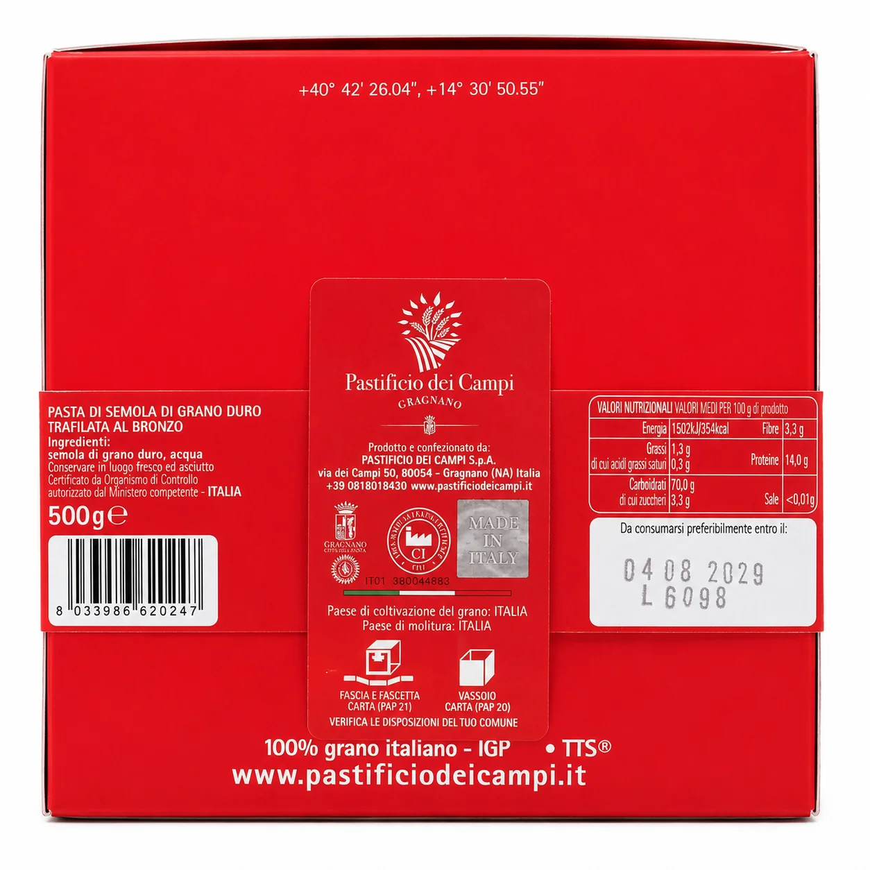 Tortiglioni Pastificio dei Campi - Pasta di Gragnanesi IGP - Image 8